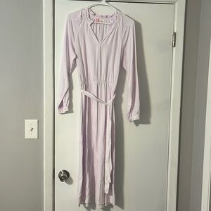 Cloth and stone pink chambray dress size S
